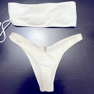 Zaful white bikini